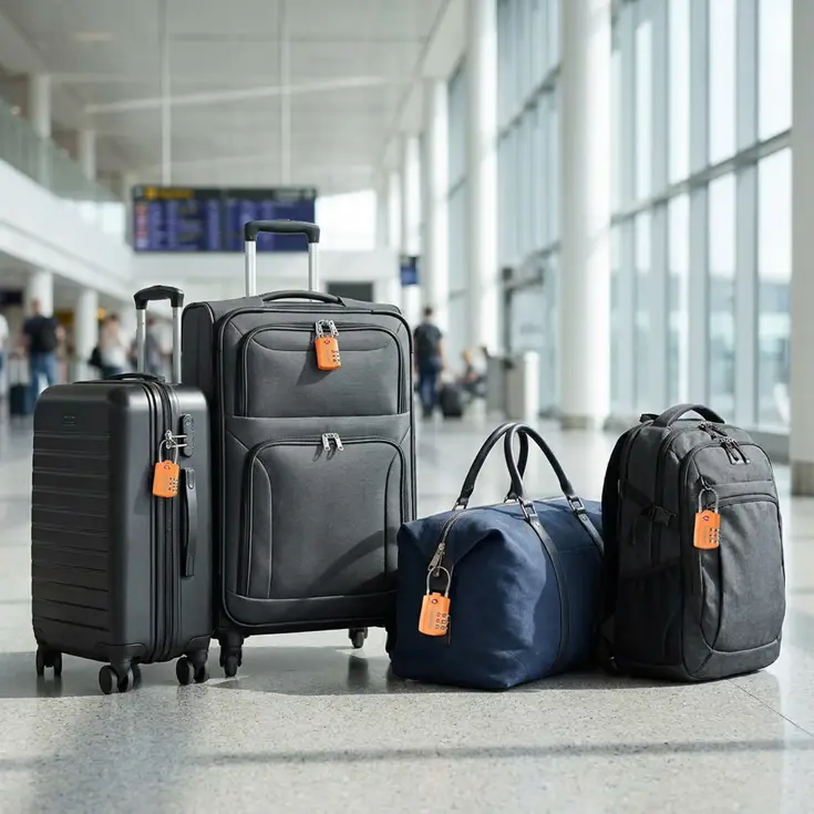 Travelnet TSA Reisslot met Cijfercode Set van 4