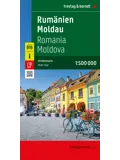 Wegenkaart Roemenië - Moldavië 2-zijdig