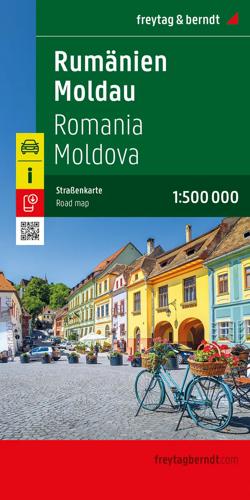 Wegenkaart Roemenië - Moldavië 2-zijdig