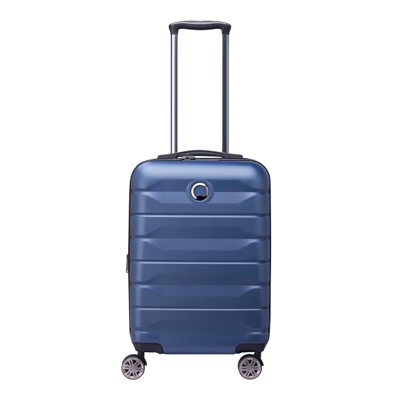 Delsey  4 wheel cabin trolley 55/35 expandable  Blauw main product image