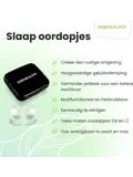 Reis/Slaap oordoppen - 2 Paar (M&L) - Wit