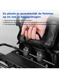 3-in-1 Waterdichte Rolltop Fietstas 20-26L