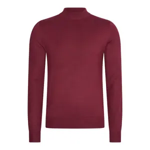 Heren Turtle Neck Trui Bordeaux Mario Russo