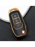 TPU Sleutelhoesje voor Ford goud F3