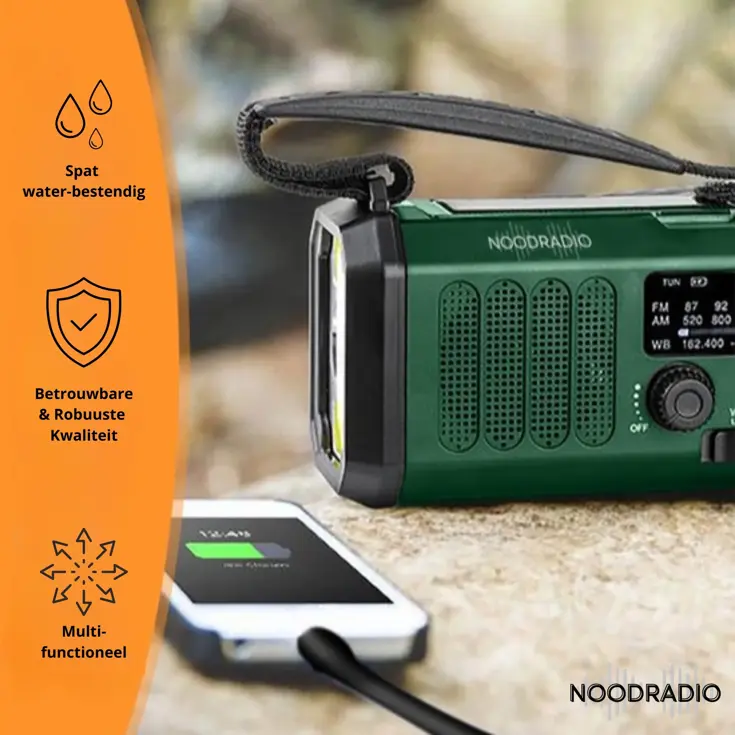 Noodradio® Solar Powerbank 10.000 mAh