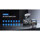 AZDome GS63H Pro True 4K 2CH Wifi GPS 64gb