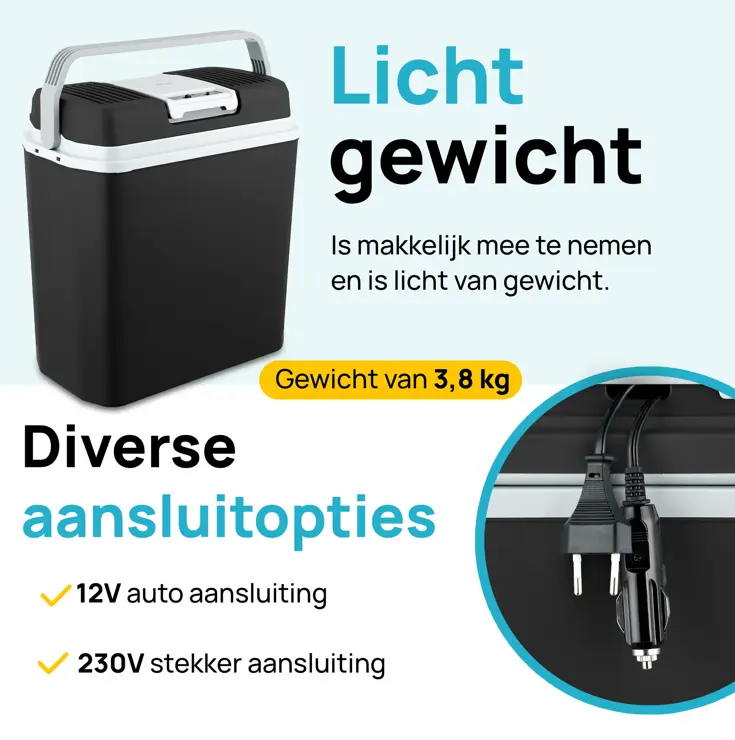 Elektrische koelbox – 22L – 12V/230V