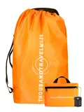 Flightbag vliegtuighoes TSA slot 60–90L – Oranje