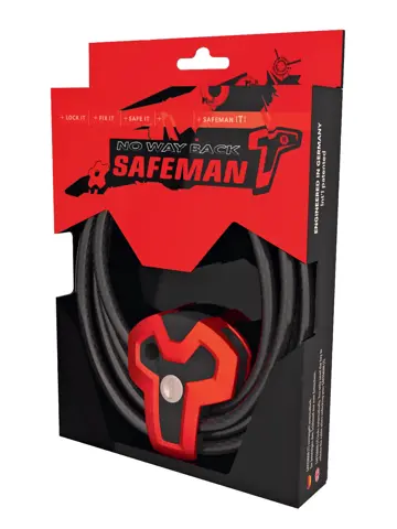 Safeman-T kabelslot - fietsslot - 185cm