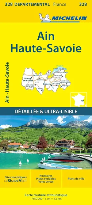 Wegenkaart Local 328 Ain - Haute-Savoie