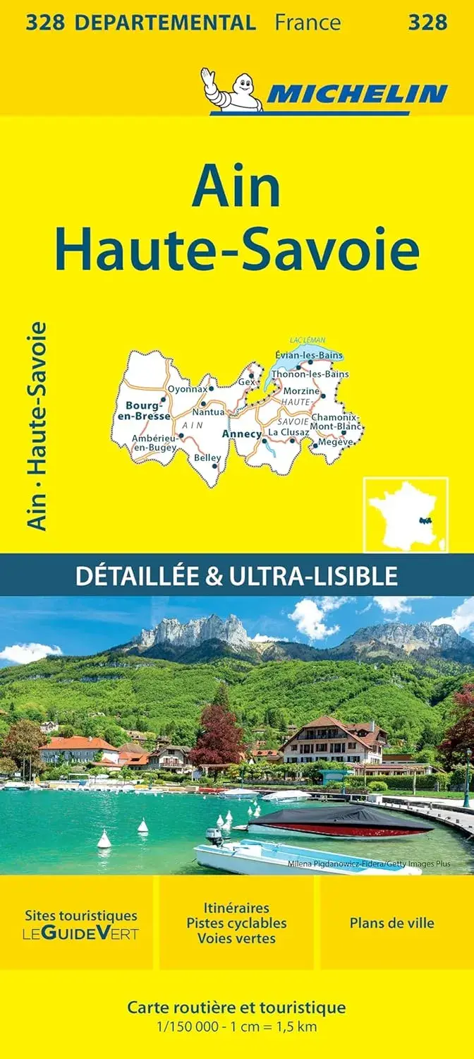 Wegenkaart Local 328 Ain - Haute-Savoie