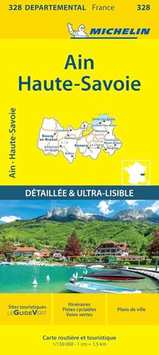 Wegenkaart Local 328 Ain - Haute-Savoie