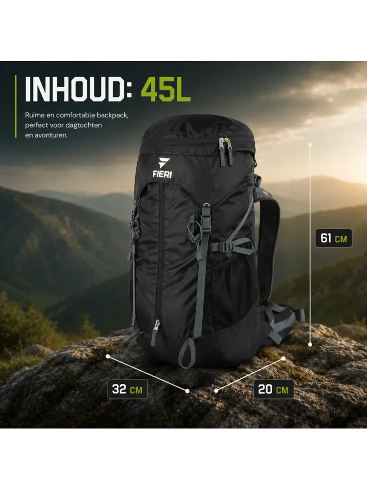 Rugzak TRK Venture - 45l - Waterafstotend