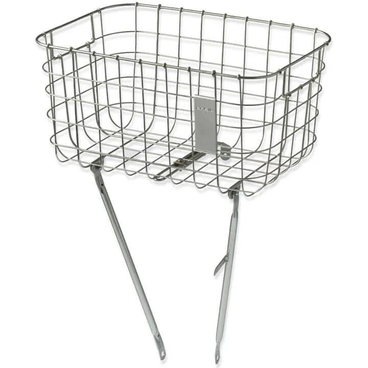 Basil  mand Robin 31L silver cloud 46x31x22cm  Zilver main product image