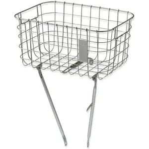 Basil mand Robin 31L silver cloud 46x31x22cm