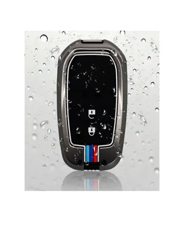 Metalen Sleutelhoesje voor Toyota grijs A2