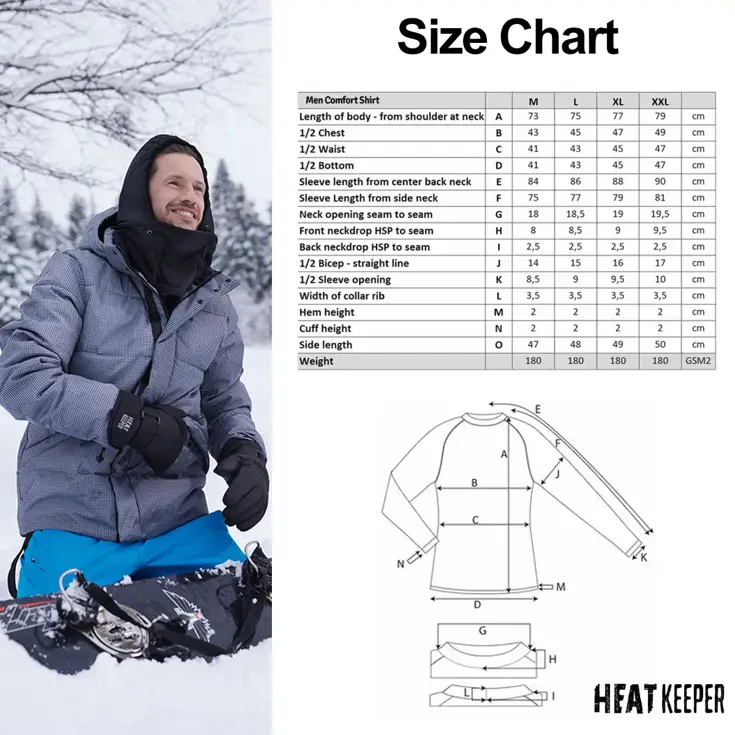 Comfort - Heren - Thermoshirt