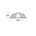 Husky Boston 6 Dural  familie tent