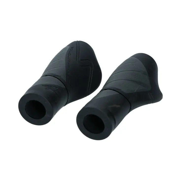 Ergonomische handvatten zwart voor fietsen