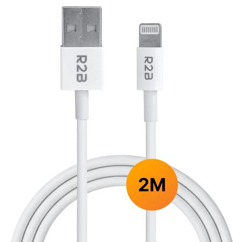 USB-A naar Lightning Kabel - 2 Meter