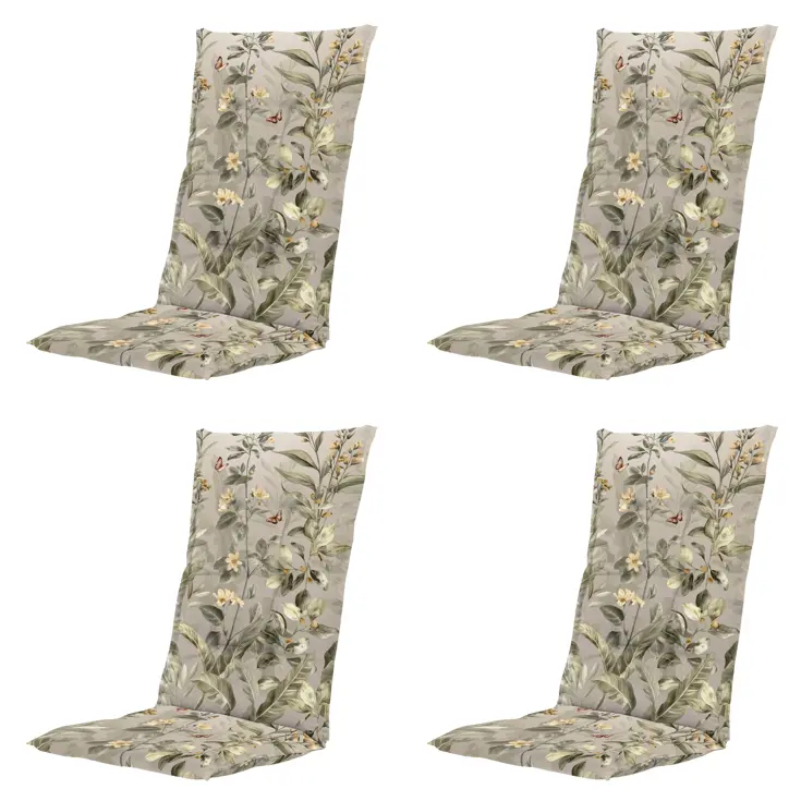 Elisa - Kussen hoge rug - Set van 4