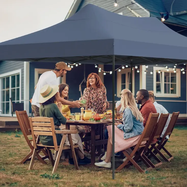 Partytent met Zijwanden – 3x4.5 m – Donkerblauw