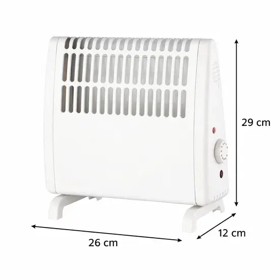 Compacte elektrische kachel 450 W - 12×26×29 cm