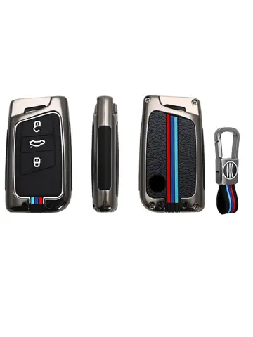 Metalen Sleutelhoesje VW - Skoda - Seat - Cupra D3