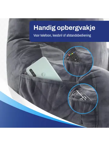 Ergonomisch Leeskussen voor in Bed of op de Bank