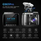 AZDome GS63H Pro True 4K 2CH Wifi GPS 64gb