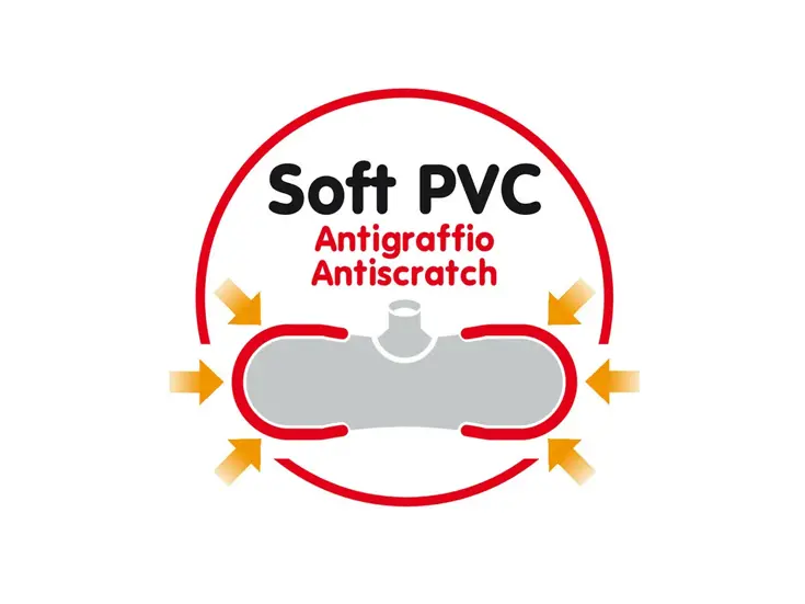 3-in-1 wasborstel XL met waterdoorvoer