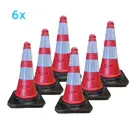 Mexxo pion 50 cm Reflecterend 6 stuks