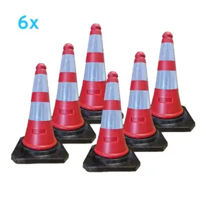 Mexxo pion 50 cm Reflecterend 6 stuks