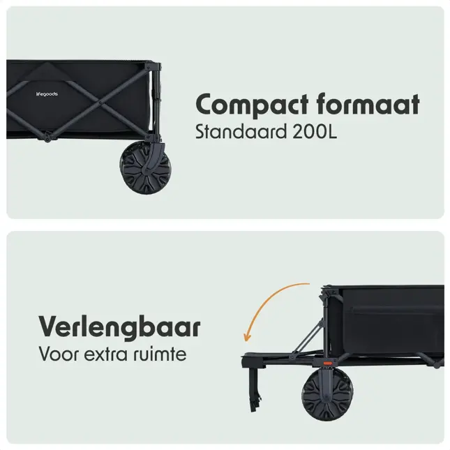 LifeGoods Bolderkar – 130KG