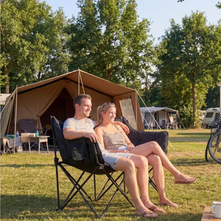 Campingstoel - Opvouwbaar - 2-Persoons - 240KG