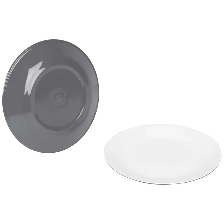 Bo-Camp Ontbijtbord Two-Tone Melamine 4 Stuks
