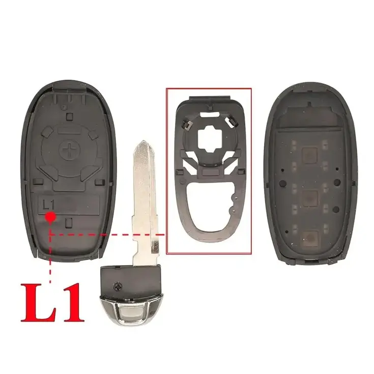 Smart key behuizing 3 knops geschikt voor Smart