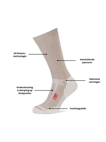 Techno Boston - 3 paar - Wandelsokken