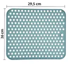 Afdruipmat Siliconen 29,5x26 cm - Hem