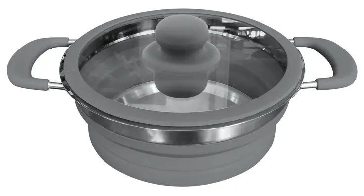 Eurotrail Opvouwbare Pan met deksel M