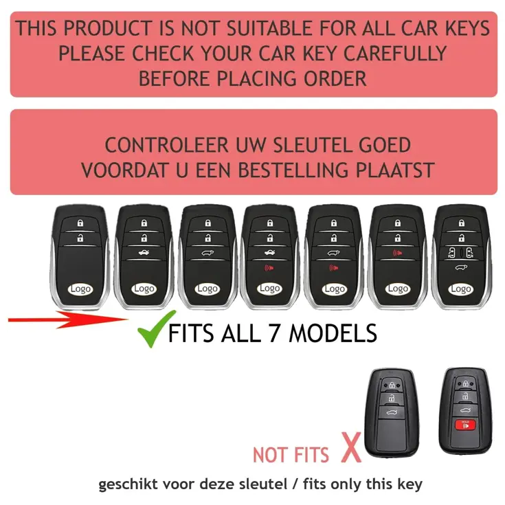 TPU Sleutelhoesje voor Toyota clear 220