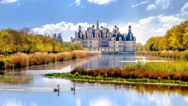 Frankrijk_Loire_chateau-van-chambord_kasteel_tuinen_vijver_zwanen_shutterstock
