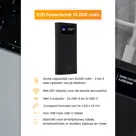R2B Powerbank 10000 mAh - LED Display