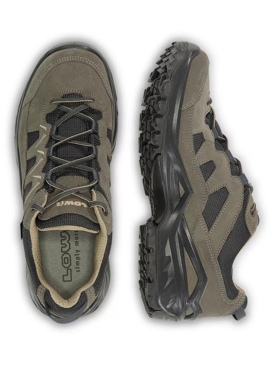 Lowa SIRKOS EVO GTX LO - graphit/blau/donkergrijs