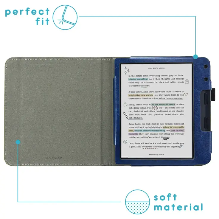 Vegan Leather Case - Kobo Libra Colour