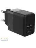 Accezz Oplader USB-C en USB - 20 Watt