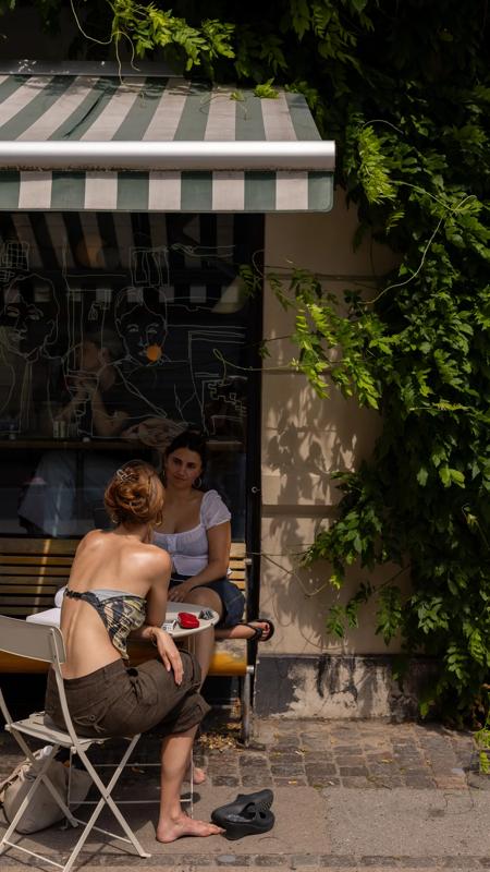 Terras in Norrebro, Kopenhagen