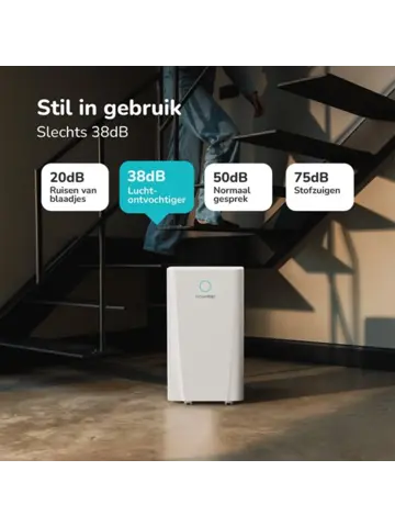 Aura - Luchtontvochtiger 10L per dag