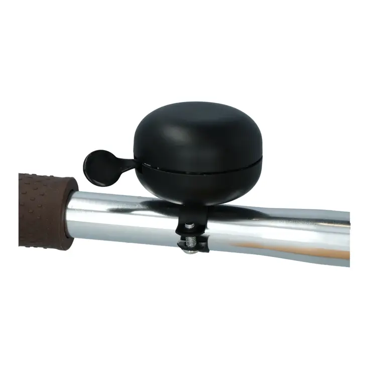 Grote Ding Dong fietsbel 60mm zwart