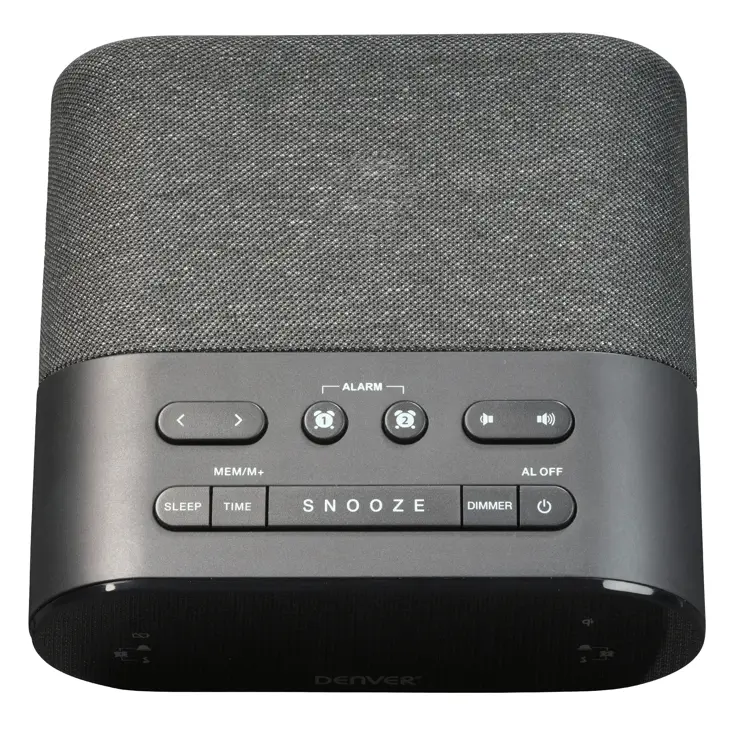 Wekker FM Klokradio met Draadloze Telefoon Oplader